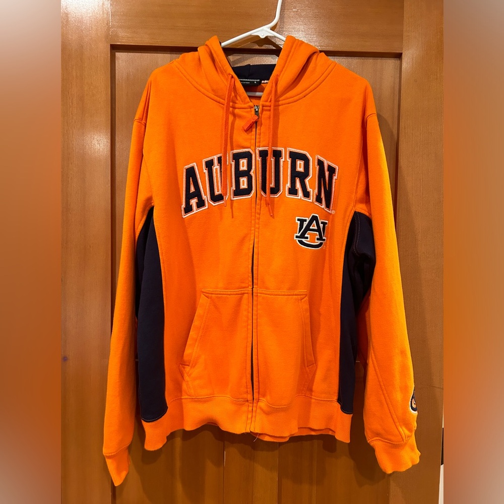 Auburn University Men's Large Full Zip Sweatshirt